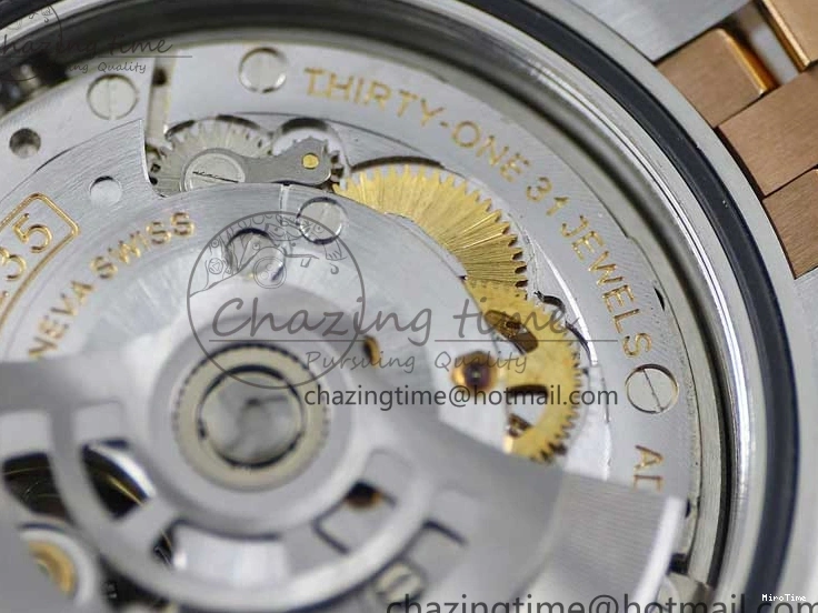 MiroTime 0310 Tailored DateJust 41 126331 SS RG TWF 1:1 Best Edition 904L Steel Gray Dial Green Roman on SS RG Jubilee Bracelet VR 2450